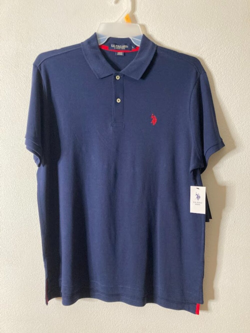 U.S. POLO Men's Classic Short Sleeve Polo Shirt ，Size L